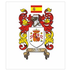 Zabaeleche Coat of Arm Drawstring Pouch (Small) from ArtsNow.com Back