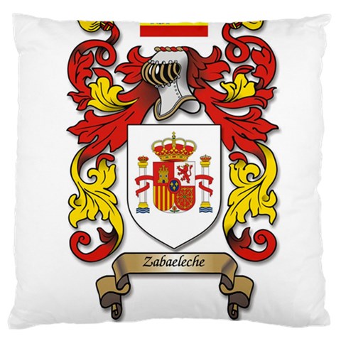 Zabaeleche Coat of Arm Large Flano Cushion Case (One Side) from ArtsNow.com Front