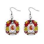 Zabaeleche Coat of Arm Mini Button Earrings