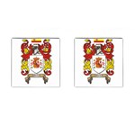 Zabaeleche Coat of Arm Cufflinks (Square)