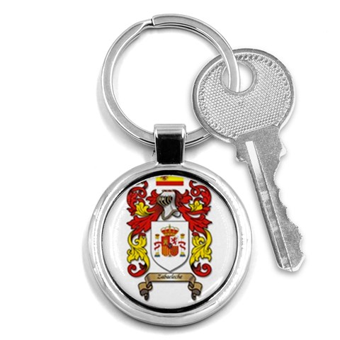 Zabaeleche Coat of Arm Key Chain (Round) from ArtsNow.com Front