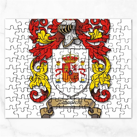 Zabaeleche Coat of Arm Rectangular Jigsaw Puzzl from ArtsNow.com Front