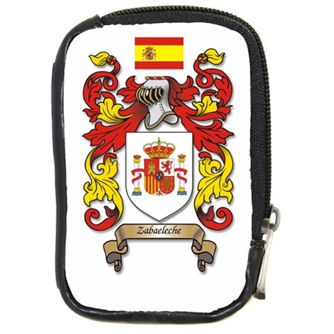 Zabaeleche Coat of Arm Compact Camera Leather Case from ArtsNow.com Front