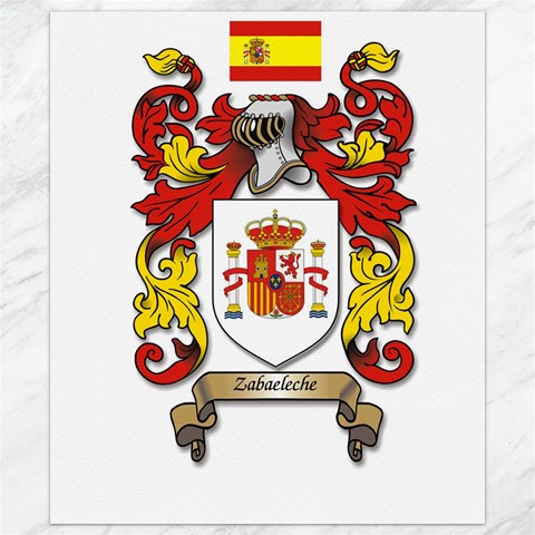 Zabaeleche Coat of Arm Canvas 8  x 10  from ArtsNow.com 8.15 x9.66  Canvas - 1