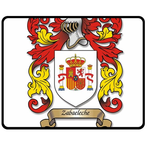 Zabaeleche Coat of Arm Fleece Blanket (Medium)  from ArtsNow.com 60 x50  Blanket Front