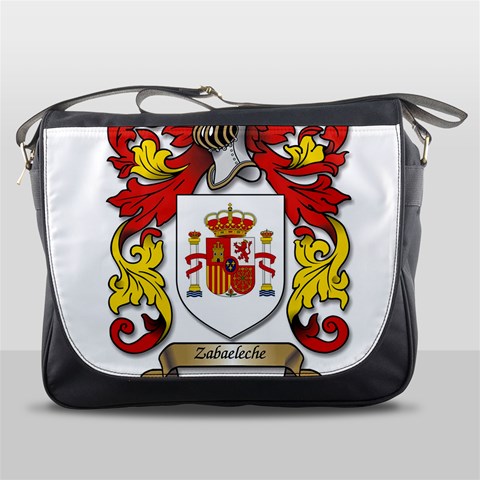 Zabaeleche Coat of Arm Messenger Bag from ArtsNow.com Front