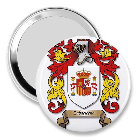 Zabaeleche Coat of Arm 3  Handbag Mirrors from ArtsNow.com Front