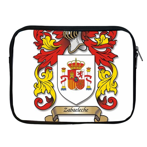 Zabaeleche Coat of Arm Apple iPad 2/3/4 Zipper Cases from ArtsNow.com Front