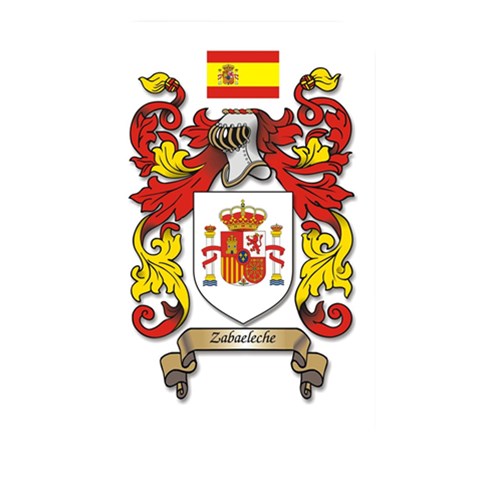 Zabaeleche Coat of Arm Memory Card Reader (Rectangular) from ArtsNow.com Front