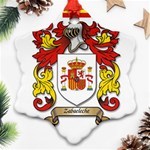Zabaeleche Coat of Arm Snowflake Ornament (Two Sides)