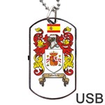 Zabaeleche Coat of Arm Dog Tag USB Flash (One Side)
