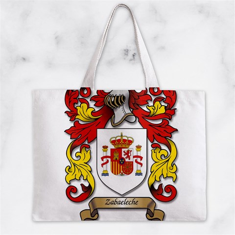 Zabaeleche Coat of Arm Zipper Mini Tote Bag from ArtsNow.com Front