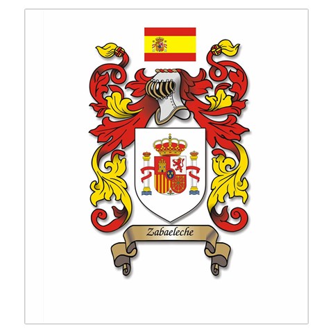 Zabaeleche Coat of Arm Drawstring Pouch (2XL) from ArtsNow.com Front