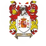 Zabaeleche Coat of Arm Wooden Puzzle Heart