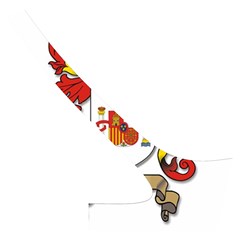 Zabaeleche Coat of Arm Cross Back Hipster Bikini Set from ArtsNow.com Back Right
