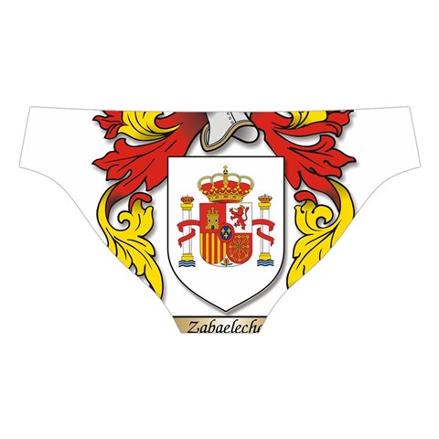 Zabaeleche Coat of Arm Cross Back Hipster Bikini Set from ArtsNow.com Back Under