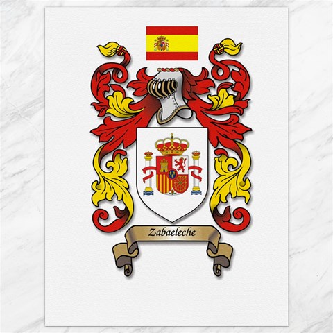 Zabaeleche Coat of Arm Canvas 36  x 48  from ArtsNow.com 35.26 x46.15  Canvas - 1