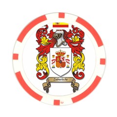 Zabaeleche Coat of Arm Poker Chip Card Guard (10 pack) from ArtsNow.com Front