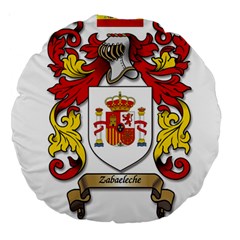 Zabaeleche Coat of Arm Large 18  Premium Round Cushions from ArtsNow.com Back