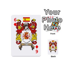 Zabaeleche Coat of Arm Playing Cards 54 Designs (Mini) from ArtsNow.com Front - Diamond6