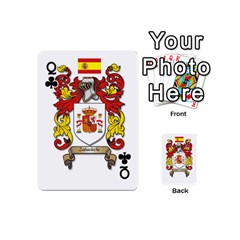 Queen Zabaeleche Coat of Arm Playing Cards 54 Designs (Mini) from ArtsNow.com Front - ClubQ