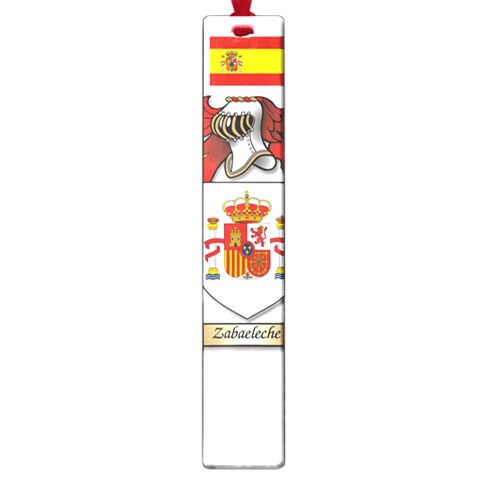 Zabaeleche Coat of Arm Large Book Marks from ArtsNow.com Front