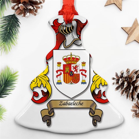 Zabaeleche Coat of Arm Ornament (Christmas Tree)  from ArtsNow.com Front
