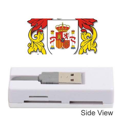 Zabaeleche Coat of Arm Memory Card Reader (Stick) from ArtsNow.com Front
