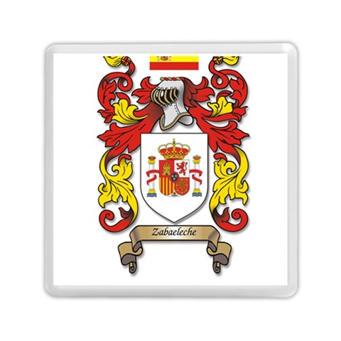 Zabaeleche Coat of Arm Memory Card Reader (Square) from ArtsNow.com Front