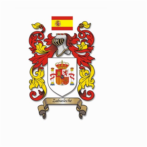 Zabaeleche Coat of Arm Large Garden Flag (Two Sides) from ArtsNow.com Front