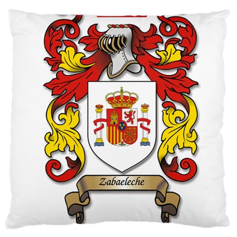 Zabaeleche Coat of Arm Large Cushion Case (One Side) from ArtsNow.com Front