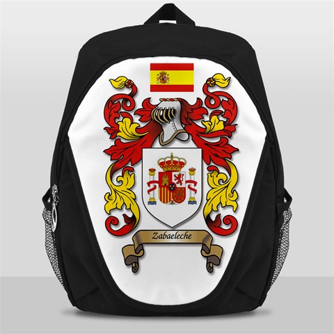 Zabaeleche Coat of Arm Backpack Bag from ArtsNow.com Front