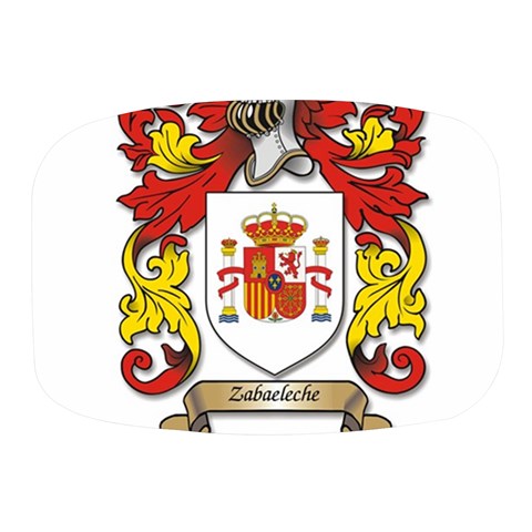 Zabaeleche Coat of Arm Mini Square Pill Box from ArtsNow.com Front