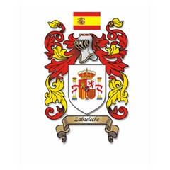 Zabaeleche Coat of Arm Drawstring Pouch (Medium) from ArtsNow.com Back