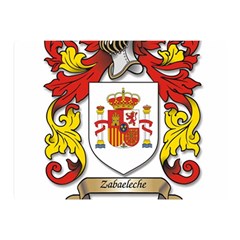 Zabaeleche Coat of Arm Double Sided Flano Blanket (Mini)  from ArtsNow.com 35 x27  Blanket Back