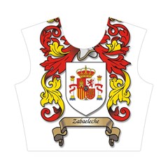 Zabaeleche Coat of Arm Cotton Crop Top from ArtsNow.com Front