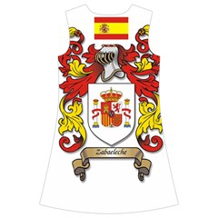Zabaeleche Coat of Arm Kids  Short Sleeve Velvet Dress from ArtsNow.com Back