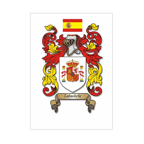 Zabaeleche Coat of Arm Small Tapestry from ArtsNow.com Front