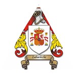 Zabaeleche Coat of Arm Wooden Puzzle Triangle