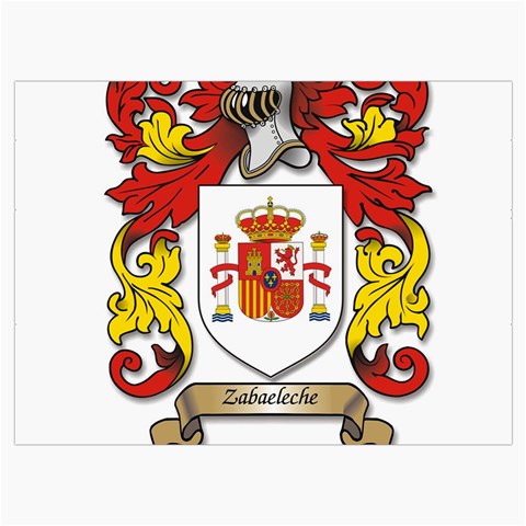 Zabaeleche Coat of Arm Roll Up Canvas Pencil Holder (M) from ArtsNow.com Front