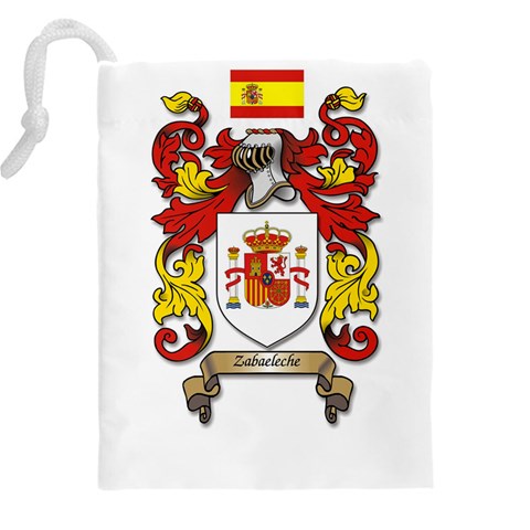 Zabaeleche Coat of Arm Drawstring Pouch (4XL) from ArtsNow.com Back