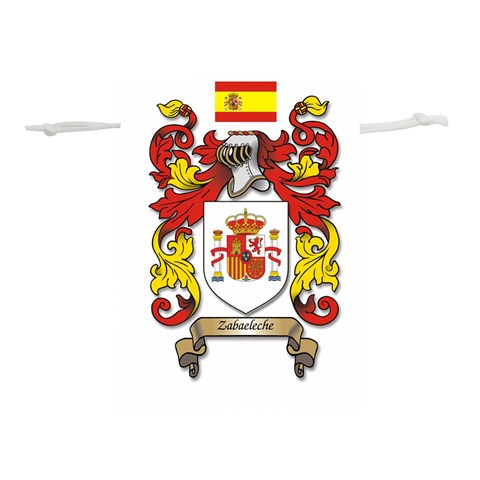 Zabaeleche Coat of Arm Lightweight Drawstring Pouch (M) from ArtsNow.com Front