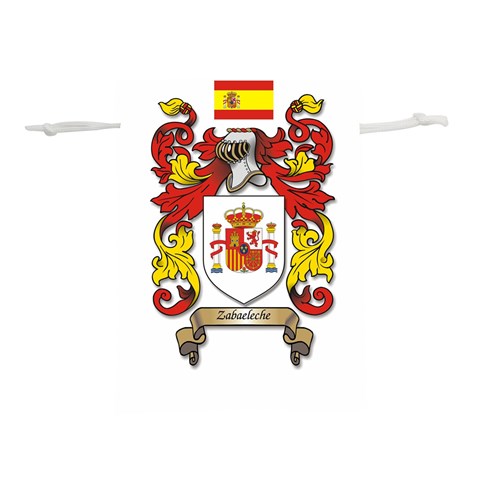 Zabaeleche Coat of Arm Lightweight Drawstring Pouch (L) from ArtsNow.com Front