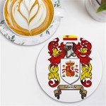 Zabaeleche Coat of Arm UV Print Round Tile Coaster