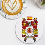 Zabaeleche Coat of Arm UV Print Round Tile Coaster