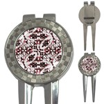 Texture Mosaic Abstract Design 3-in-1 Golf Divots