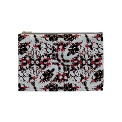 Texture Mosaic Abstract Design Cosmetic Bag (Medium) from ArtsNow.com Front