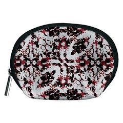 Texture Mosaic Abstract Design Accessory Pouch (Medium) from ArtsNow.com Front