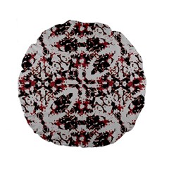 Texture Mosaic Abstract Design Standard 15  Premium Flano Round Cushions from ArtsNow.com Front