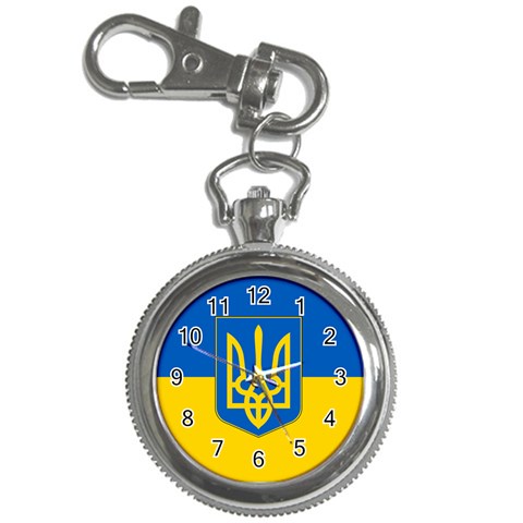 Flag Of Ukraine Coat Of Arms Key Chain Watches from ArtsNow.com Front
